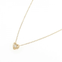 K18YG Dây chuyền kim cương hình trái tim 0.11CT - Hàng hiệu Chính hãng 856776