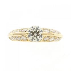 Nhẫn kim cương K18YG 0.521CT 672643