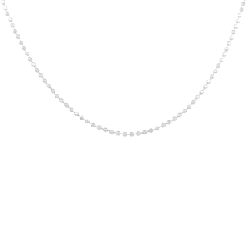 K18WG Dây chuyền bóng - Hàng hiệu Authentic