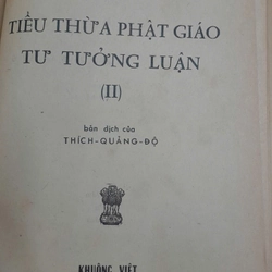 TIỂU THỪA PHẬT GIÁO TƯ TƯỞNG LUẬN (tập 1+2) 274510