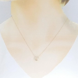 K18YG Móng ngựa Dây chuyền kim cương 0.15CT - Hàng hiệu Chính hãng 858797