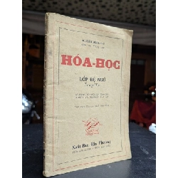 Hoá học lớp đệ ngũ trung học - Nguyễn Đình Phú