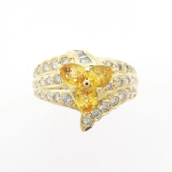 Nhẫn Sapphire K18YG 1.05CT - Hàng hiệu Chính hãng 852346