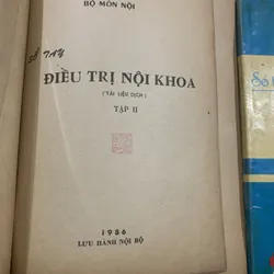 Sổ tay điều trị nội khoa, 2 tập, dịch từ tiếng Pháp, lưu hành nội bộ của Đại học Y dược 707086