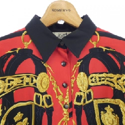 【Mã giảm giá】【Cổ điển】HERMES Áo 641169