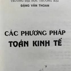 CÁC PHƯƠNG PHÁP TOÁN KINH TẾ 759847