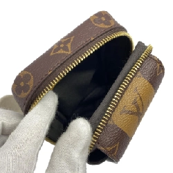 Túi đeo chéo Louis Vuitton Monogram Stripe (LV Squared) Double Phone Pouch M81005 - Hàng hiệu Chính hãng 802465