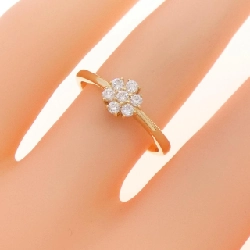 【Remake】Nhẫn kim cương K18YG 0.15CT 673617
