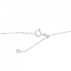 K18WG Đeo chéo Kim cương Dây chuyền 0.15CT - Hàng hiệu Chính hãng 861555