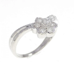 Nhẫn kim cương hoa PT900 0.30CT - Hàng hiệu Authentic