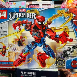 Đồ chơi lắp ghép siêu nhân người Nhện MG1292 Super Spider man