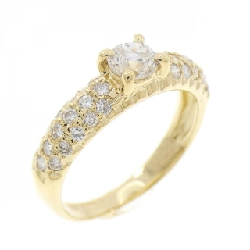 Nhẫn kim cương 750YG 0.312CT - Hàng hiệu Authentic