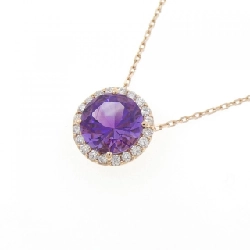 K18PG Mặt dây chuyền Amethyst 1.62CT - Hàng hiệu Chính hãng 860915
