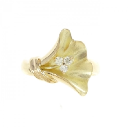 Nhẫn kim cương K18YG 668625