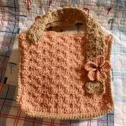 TÚI SỢI MÓC TAY HOẠ TIẾT DỄ THƯƠNG - HANDMADE CROCHET BAG