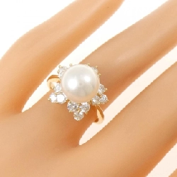 Nhẫn ngọc trai Akoya K18YG 9.1mm - Hàng hiệu Authentic 850246