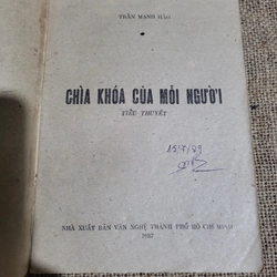 Chìa khóa của con người _ tiểu thuyết của Trần Mạnh Hảo 290827