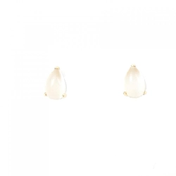 K18YG Bông tai Đá mặt trăng - Hàng hiệu Chính hãng