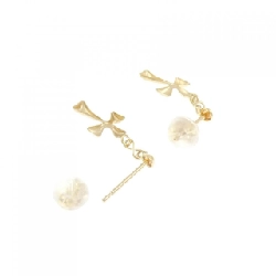 K18YG Khuyên tai chéo - Hàng hiệu Authentic 868111