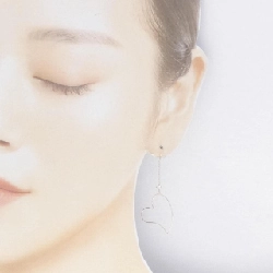 K10YG Bông tai hình trái tim - Hàng hiệu chính hãng 877079