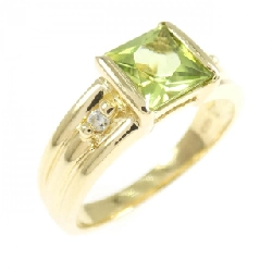 Nhẫn Peridot K18YG - Hàng hiệu Chính hãng