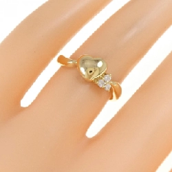 Nhẫn kim cương hình trái tim K18YG 0.06CT 671797