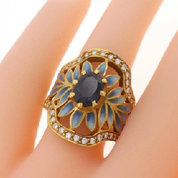 Nhẫn Sapphire Mariela - Hàng hiệu Chính hãng 838077