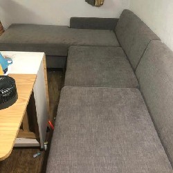 sofa góc kèm bàn, kích thước 245cm x 160cm 24596