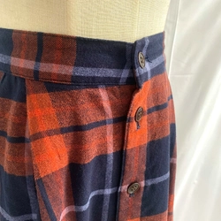 🌻CHÂN VÁY CARO ĐỎ, Size M-L, Eo chun, Mới 90% 452767