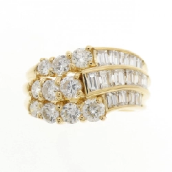 Nhẫn kim cương K18YG 1.80CT - Hàng hiệu Authentic 852903