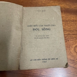 [Sách Xưa] - II Tựa sách: Hiểu Biết Cần Thiết Cho Đời Sống - Nguyễn Quân - 1987 496066