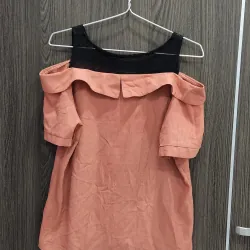 Áo kiểu nữ phối 2 màu dễ thương 933668