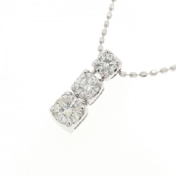 K18WG Dây chuyền kim cương ba viên 0.30CT - Hàng hiệu Chính hãng 861589