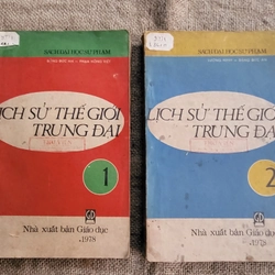 Lịch sử thế giới trung đại-  2 cuốn-  khổ lớn