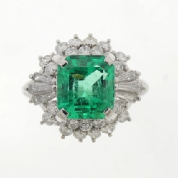 Nhẫn Emerald PT900 1.62CT - Hàng hiệu Chính hãng 852362