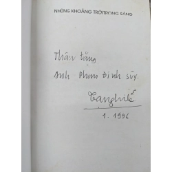 Những khoảng trời trong sáng - Tạ Nghi Lễ ( sách có chữ ký tác giả ) 124618