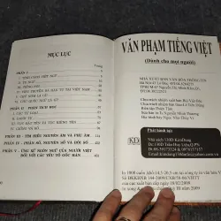 VĂN PHẠM TIẾNG VIỆT 991067