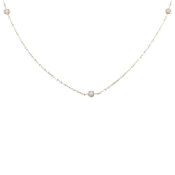 K18PG Dây chuyền kim cương 0.30CT - Hàng hiệu Chính hãng