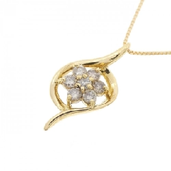 K18YG Hoa Kim Cương Dây Chuyền 0.25CT - Hàng hiệu Chính hãng 862107