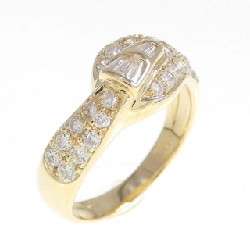 Nhẫn kim cương K18YG 0.73CT