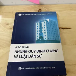Giáo trình những Quy Định chung về Luật Dân sự 