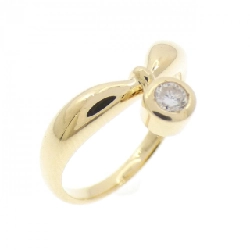 Nhẫn kim cương K18YG 0.08CT - Hàng hiệu Chính hãng