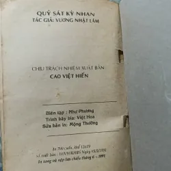 Quỷ Sát Kỳ Nhân ( 9 tập) - Vương Nhật Lãm 992782