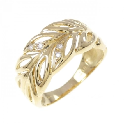 Nhẫn kim cương K18YG 0.02CT - Hàng hiệu Authentic