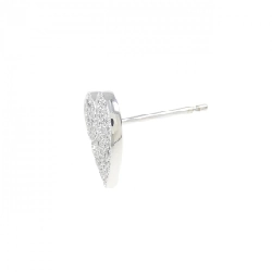Bông tai hình trái tim 0.16CT một bên 666203