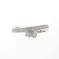 Nhẫn kim cương hoa K18WG 0.30CT 667780