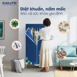 Tủ sấy quần áo KALITE KSD28, công suất 2000W, dung tích 600L, sấy khô nhanh 738293