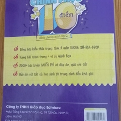 Sổ tay kiến thức chinh phục 10Đ  lớp 12 Các Môn Khoa học tự nhiên như văn sử địa mã QR BT 522805