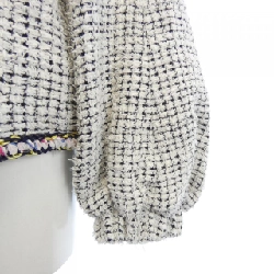 Áo khoác không cổ CHANEL 635511