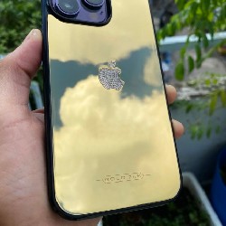 Ốp Lưng IPhone Mạ Vàng Đính Kim 9274